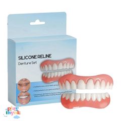 Bộ Lót Răng Giả Silicon Reliner - Cảm Giác Tự Nhiên và Thoải Mái, Dễ Dàng Sử Dụng, Nâng Cao Sự Tự Tin Cho Nụ Cười