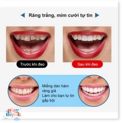 Miếng Dán Hàm Răng Giả Silicone King's Garden - Bộ 2 Cái Dễ Vệ Sinh, Chất Liệu Nhựa PP, Hỗ Trợ Chăm Sóc Cá Nhân