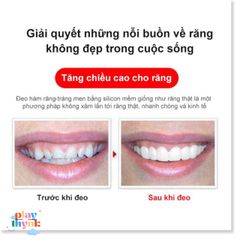 Miếng Dán Hàm Răng Giả Silicone King's Garden - Bộ 2 Cái Dễ Vệ Sinh, Chất Liệu Nhựa PP, Hỗ Trợ Chăm Sóc Cá Nhân