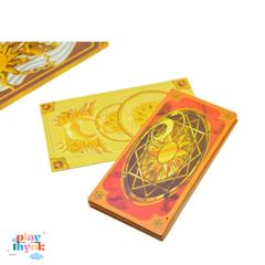 Bộ Bài The Clow Sakura - 52 Lá Bài Nghệ Thuật Huyền Bí, Kích Thước 7*16cm, Lấy Cảm Hứng Từ Thế Giới Cổ Tích