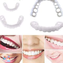 Hàm Răng Giả Silicone Trắng Sáng - Tạo Nụ Cười Duyên Dáng Cho Người Lớn - Phụ Kiện Chăm Sóc Cá Nhân Unisex
