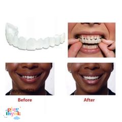 Hàm Răng Giả Silicone Trắng Sáng - Tạo Nụ Cười Duyên Dáng Cho Người Lớn - Phụ Kiện Chăm Sóc Cá Nhân Unisex