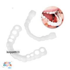 Hàm Răng Giả Silicone Trắng Sáng - Tạo Nụ Cười Duyên Dáng Cho Người Lớn - Phụ Kiện Chăm Sóc Cá Nhân Unisex