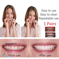 Hàm Răng Giả Silicone Trắng Sáng - Tạo Nụ Cười Duyên Dáng Cho Người Lớn - Phụ Kiện Chăm Sóc Cá Nhân Unisex