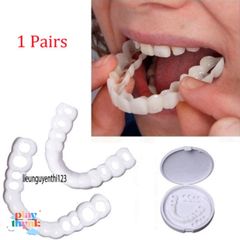 Hàm Răng Giả Silicone Trắng Sáng - Tạo Nụ Cười Duyên Dáng Cho Người Lớn - Phụ Kiện Chăm Sóc Cá Nhân Unisex