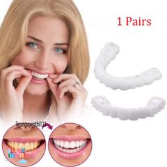 Hàm Răng Giả Silicone Trắng Sáng - Tạo Nụ Cười Duyên Dáng Cho Người Lớn - Phụ Kiện Chăm Sóc Cá Nhân Unisex
