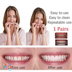Bọc Răng Giả Silicone Trắng Sáng - Trang Điểm Nụ Cười Đẹp, Bộ Phụ Kiện Chăm Sóc Răng Miệng Cho Người Lớn