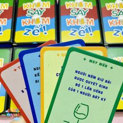 Bộ Bài Uống Nốc Out - Thử Thách Vui Nhộn Cho Buổi Tiệc Bạn Bè - Game Uống Thủ Đô, Chơi Cùng Bạn Bè