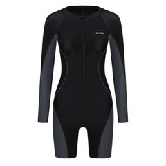 Đồ Bơi Thể Thao Nữ Một Mảnh Kín Đáo Có Miếng Đệm Ngực - Bikini Cool Đen Năng Động Đi Biển, Chụp Ảnh