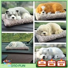Thú Bông Than Hoạt Tính Khử Mùi Ô Tô - Gấu Trúc, Poodle, Huski, Cat - Phụ Kiện Trang Trí Và Khử Mùi Xe Hơi Chính Hãng