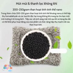 Thú Bông Than Hoạt Tính Khử Mùi Ô Tô - Gấu Trúc, Poodle, Huski, Cat - Phụ Kiện Trang Trí Và Khử Mùi Xe Hơi Chính Hãng