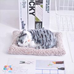 Mèo Bông Khử Mùi Than Hoạt Tính - Trang Trí Xe Hơi Dễ Thương Kích Thước To 27 x 19 CM - Quà Tặng Độc Đáo