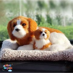 Gấu Bông Khử Mùi Than Hoạt Tính - Deco Trang Trí Ô Tô, Bàn Làm Việc Đáng Yêu Cho Bé - Mèo Chiều Cao 24x20cm