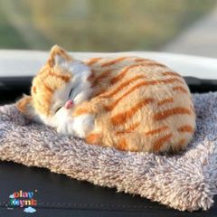 Mèo Cưng Bông Than Hoạt Tính Khử Mùi - Phụ Kiện Trang Trí Xe Hơi, Không Khí Trong Lành, Đáng Yêu Cho Gia Đình