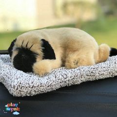 Thú Bông Khử Mùi Ô Tô Chân Thành - Trang Trí Taplo Gấu Trúc, Poodle, Huski - Phụ Kiện Ô Tô Chính Hãng