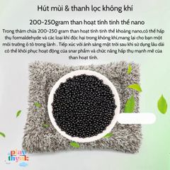 Thú Bông Khử Mùi Ô Tô Chân Thành - Trang Trí Taplo Gấu Trúc, Poodle, Huski - Phụ Kiện Ô Tô Chính Hãng
