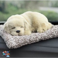 Thú Bông Khử Mùi Ô Tô Chân Thành - Trang Trí Taplo Gấu Trúc, Poodle, Huski - Phụ Kiện Ô Tô Chính Hãng