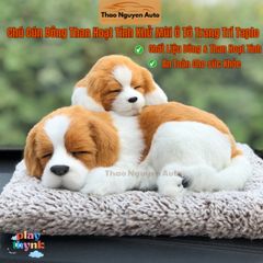 Chó Bông Khử Mùi Than Hoạt Tính - Trang Trí Ô Tô Đáng Yêu, Hút Mùi, Lọc Không Khí, Phụ Kiện Xe Hơi Thú Vị