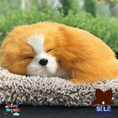 Thú Bông Hỗ Trợ Lọc Không Khí - Gấu Fox Ngộ Nghĩnh với Lõi Than Hoạt Tính Khử Mùi Ô Tô, Phụ Kiện Trang Trí Xe Hơi