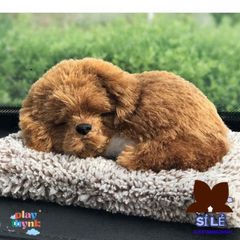 Thú Bông Hỗ Trợ Lọc Không Khí - Gấu Fox Ngộ Nghĩnh với Lõi Than Hoạt Tính Khử Mùi Ô Tô, Phụ Kiện Trang Trí Xe Hơi