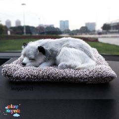 Gấu Bông Chó Poodle Xù Nâu Lõi Than Hoạt Tính Khử Mùi Xe Hơi - Trang Trí Đáng Yêu và Hút Ẩm cho Ô Tô