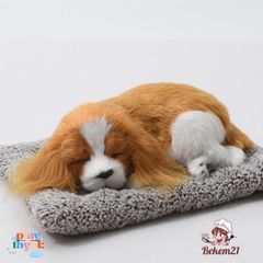 Thú Bông Chó PUG Đôi Mẹ Con - Khử Mùi Than Hoạt Tính Trang Trí Xe Hơi, Đồ Chơi Dễ Thương Cho Trẻ Em, Kích Thước 28x21cm