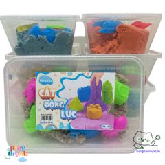 Áo Thun Nam Cát Động Lực 1kg Chất Lượng Cao - Bộ Chơi Khuôn Đặc Biệt An Toàn Cho Bé, Màu Sắc Tươi Sáng
