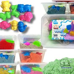 Áo Thun Nam Cát Động Lực 1kg Chất Lượng Cao - Bộ Chơi Khuôn Đặc Biệt An Toàn Cho Bé, Màu Sắc Tươi Sáng
