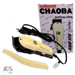 Tông Đơ Cắt Tóc Điện Chuyên Nghiệp Chaoba 808A - Đầu Cắt Sắc, Điều Chỉnh Tốc Độ, An Toàn, Dùng Cho Gia Đình và Salon