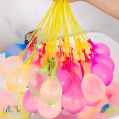 Bóng Nước 111 Quả - Bộ Chơi Vui Chơi Mùa Hè Cho Trẻ Em Kèm Đầu Nối Vòi Nước, Cao Su Thân Thiện Môi Trường