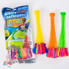 Bóng Nước 111 Quả - Bộ Chơi Vui Chơi Mùa Hè Cho Trẻ Em Kèm Đầu Nối Vòi Nước, Cao Su Thân Thiện Môi Trường