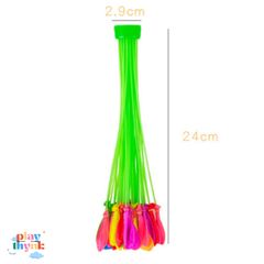 Bóng Nước 111 Quả - Bộ Chơi Vui Chơi Mùa Hè Cho Trẻ Em Kèm Đầu Nối Vòi Nước, Cao Su Thân Thiện Môi Trường