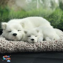 Gấu Bông Than Hoạt Tính Khử Mùi - Thú Cưng Giống Thật 99% Chó Mèo Sói - Phụ Kiện Trang Trí Xe Hơi Đáng Yêu