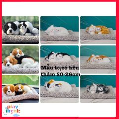 Gấu Bông Khử Mùi Ô Tô - Mẫu Chó Mèo Có Lõi Than Hoạt Tính Trang Trí Xe Hơi Độc Đáo, Thú Vị