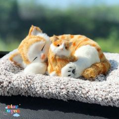 Gấu Bông Than Hoạt Tính Khử Mùi - Thú Cưng Giống Thật 99% Chó Mèo Sói - Phụ Kiện Trang Trí Xe Hơi Đáng Yêu