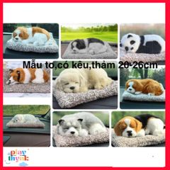Gấu Bông Khử Mùi Ô Tô - Mẫu Chó Mèo Có Lõi Than Hoạt Tính Trang Trí Xe Hơi Độc Đáo, Thú Vị