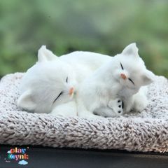 Gấu Bông Than Hoạt Tính Khử Mùi - Thú Cưng Giống Thật 99% Chó Mèo Sói - Phụ Kiện Trang Trí Xe Hơi Đáng Yêu