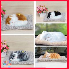 Thẻ Talplo Xe Mèo Bông Hút Mùi Than Hoạt Tính - Phụ Kiện Trang Trí Ô Tô Dễ Thương, Khử Mùi Trong Xe Hơi