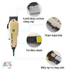 Tông Đơ Cắt Tóc Chaoba 808 Có Dây Cao Cấp - Thiết Bị Chăm Sóc Tóc Mạnh Mẽ, 10W, Chống Ồn, Dễ Dùng, Quà Tặng Hữu Ích Cho Nam Nữ