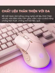 Chuột Gaming Có Dây BAK B8 - Chuột Im Lặng 6 Nút 8800 DPI Cho Game Thủ Nữ, Thiết Kế Đẹp Màu Sắc Tươi Tắn