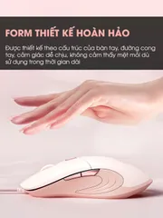 Chuột Gaming Có Dây BAK B8 - Chuột Im Lặng 6 Nút 8800 DPI Cho Game Thủ Nữ, Thiết Kế Đẹp Màu Sắc Tươi Tắn