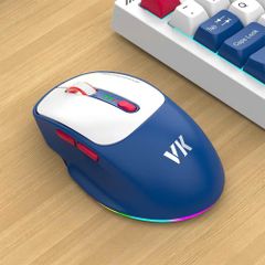 Chuột Không Dây Bluetooth Gaming BAK BM3 - Silent Chống Ồn, DPI Cao, Kết Nối Đa Thiết Bị, Phù Hợp Mọi Game