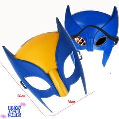 Bộ trang phục Người Sói Wolverine cho trẻ em - Mặt nạ phát sáng và áo choàng satin độc đáo - Hóa trang siêu anh hùng lý tưởng