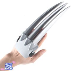 Bộ trang phục Người Sói Wolverine cho trẻ em - Mặt nạ phát sáng và áo choàng satin độc đáo - Hóa trang siêu anh hùng lý tưởng