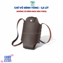 Túi Da Đa Năng Đựng Bình Nước Du Lịch 5L - Phụ Kiện Cắm Trại Bền Bỉ, Dây Đeo Điều Chỉnh, Phong Cách Phiêu Lưu