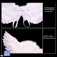 Cánh Thiên Thần Cỡ Lớn - Phụ Kiện Hóa Trang Đẹp Mắt cho Sự Kiện và Ảnh Chụp, Chất Lượng Tuyệt Vời, Dành Cho Người Lớn