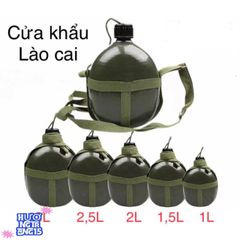 Bình Nước Nhôm 3L Vintage - Bình Đựng Nước Du Lịch Chắc Chắn, Nhẹ, Dễ Mang - Phù Hợp Cho Dã Ngoại, Leo Núi