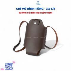 Túi Da Cao Cấp Đựng Bình Nước 5L - Thiết Kế Thời Trang, Dây Đeo Tùy Chỉnh, Phụ Kiện Du Lịch Tiện Dụng cho Nam