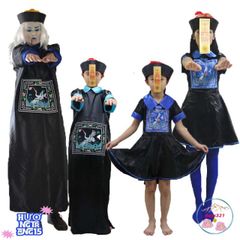 Bộ Trang Phục Hóa Trang Ma Cương Thi Halloween - Kiểu Dáng Độc Đáo Dành Cho Cosplay, Tiệc Tùng và Sự Kiện Hóa Trang