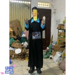 Bộ Trang Phục Halloween Ma Cương Thi - Gây Ấn Tượng và Vui Nhộn Trong Các Buổi Tiệc, Phù Hợp Cho Người Lớn